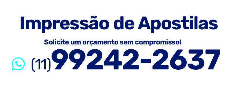 Impressão de Apostila em SP Impressão de Apostila em SP